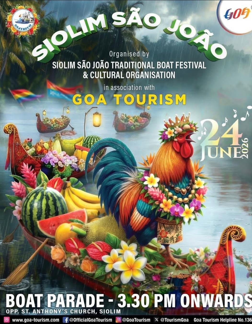 São João event poster