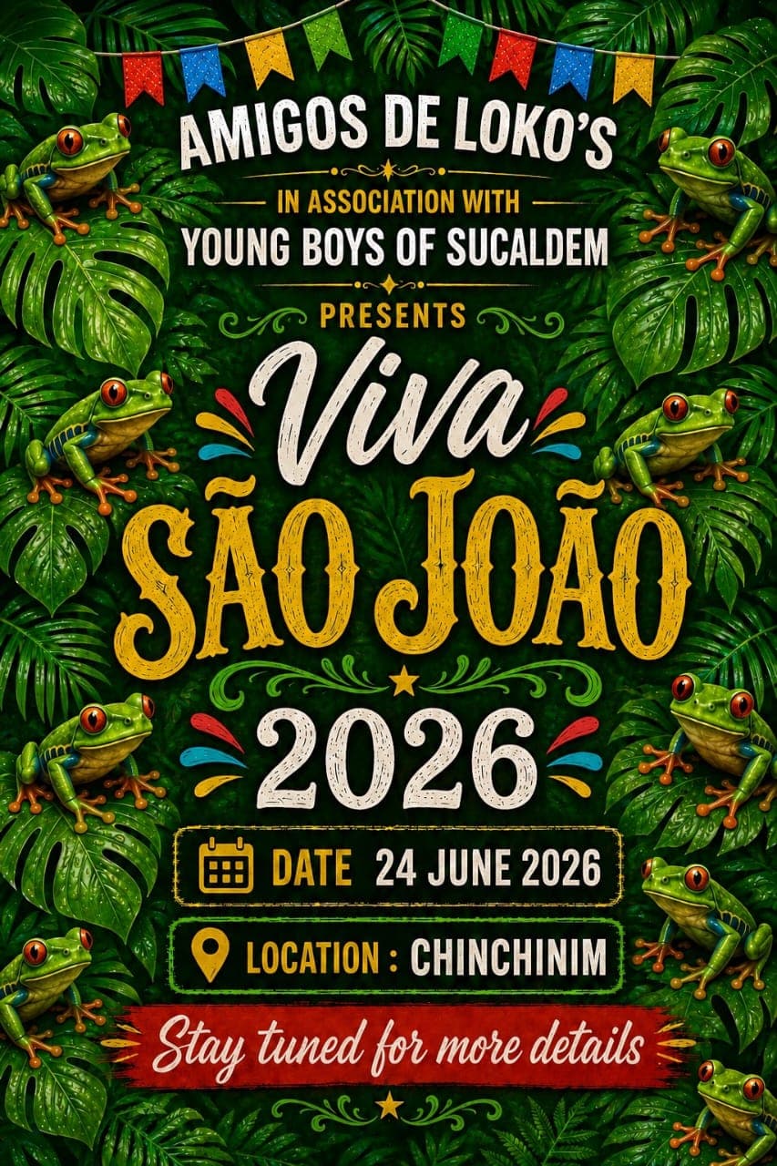 São João event poster